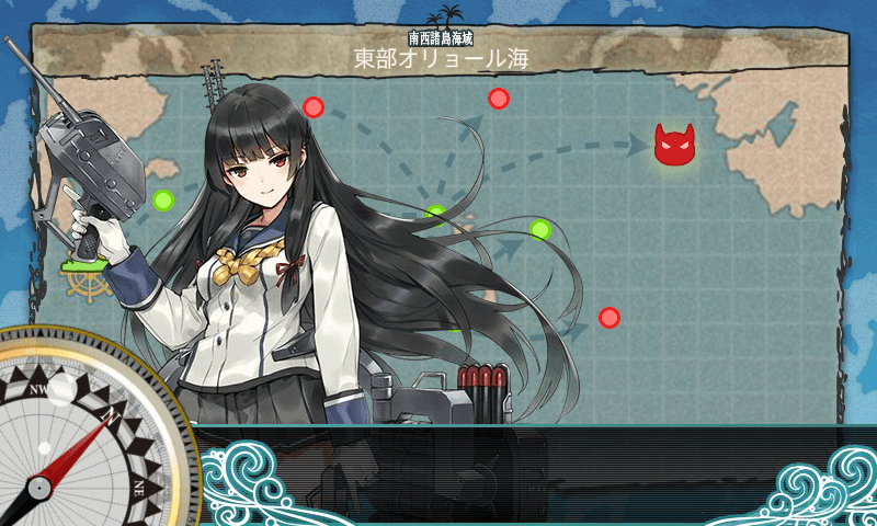 艦これ二期 最精鋭甲型駆逐艦 突入 敵中突破 ３ ２ ４ ２ ５ ３ 試製甲板カタパルト