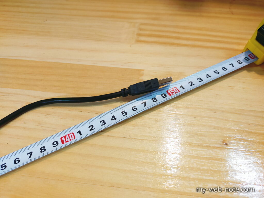 『MOMAN EM1』USBマイク/コンデンサーマイク／開封レビュー・USBケーブル