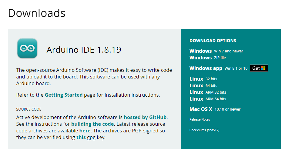 「Arduino IDE」のインストール