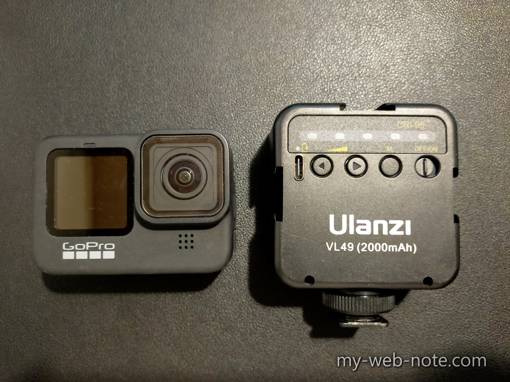 goproアクセサリ / Ulanzi 49led 撮影用ライト usb ledビデオライト 小型 撮影ライト