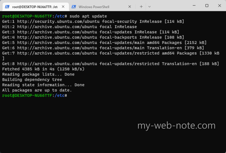  wsl apt update temporary failure resolving ubuntu
