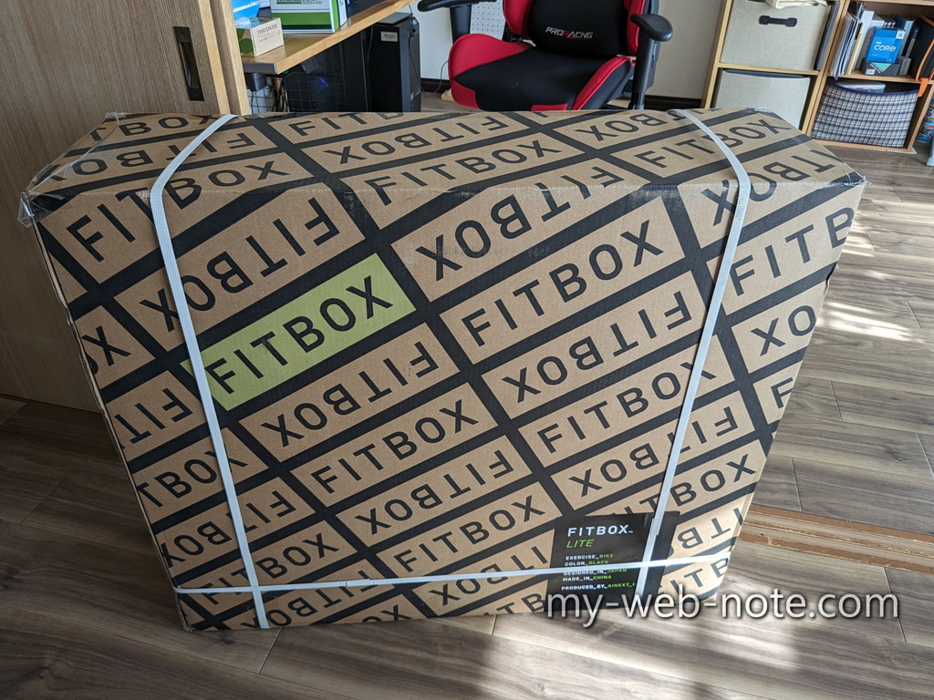 FITBOX 第3世代 フィットネスバイク エアロバイク スピンバイク 商品外観・梱包物