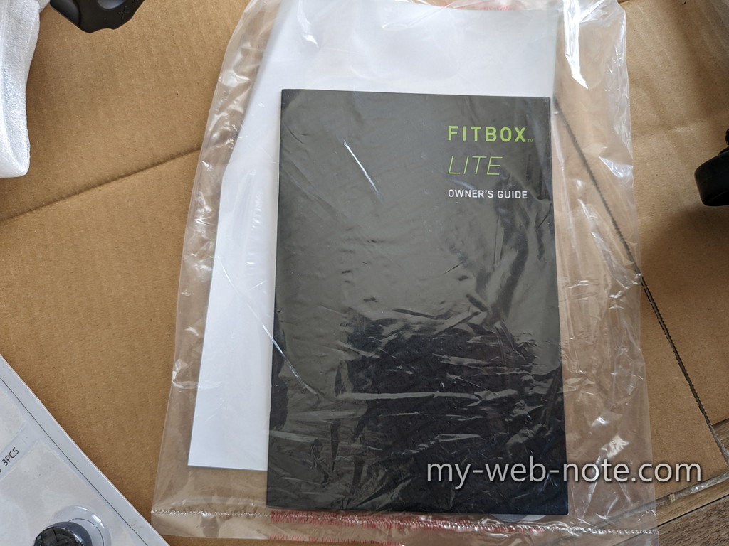 FITBOX 第3世代 フィットネスバイク エアロバイク スピンバイク 取扱説明書